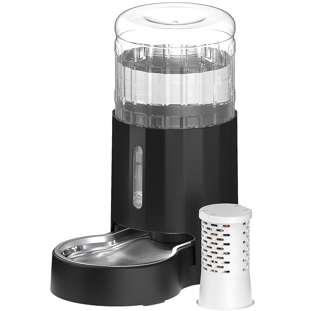 Gravity Pet Water Dispenser 4L Capacity for Small Medium Dogs and Cats