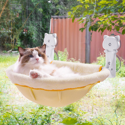 Foldable & Stable Cat Hammocks for Overlooking, Sunbathing and Climbing - Maximum Hold Up to 40lb