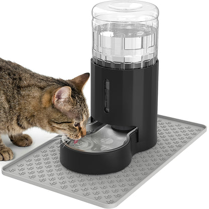 4L Cat Water Dispenser, Automatic Gravity Water Dispenser for Cats or Small Medium Size Dogs