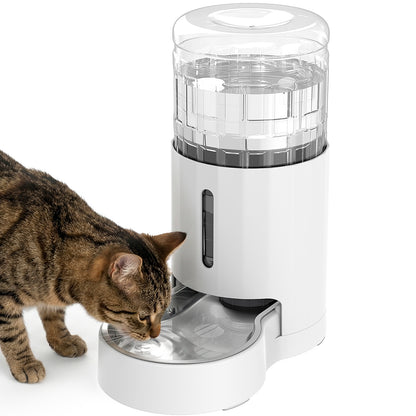 4L Cat Water Dispenser, Automatic Gravity Water Dispenser for Cats or Small Medium Size Dogs
