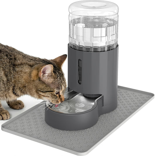 4L Cat Water Dispenser, Automatic Gravity Water Dispenser for Cats or Small Medium Size Dogs