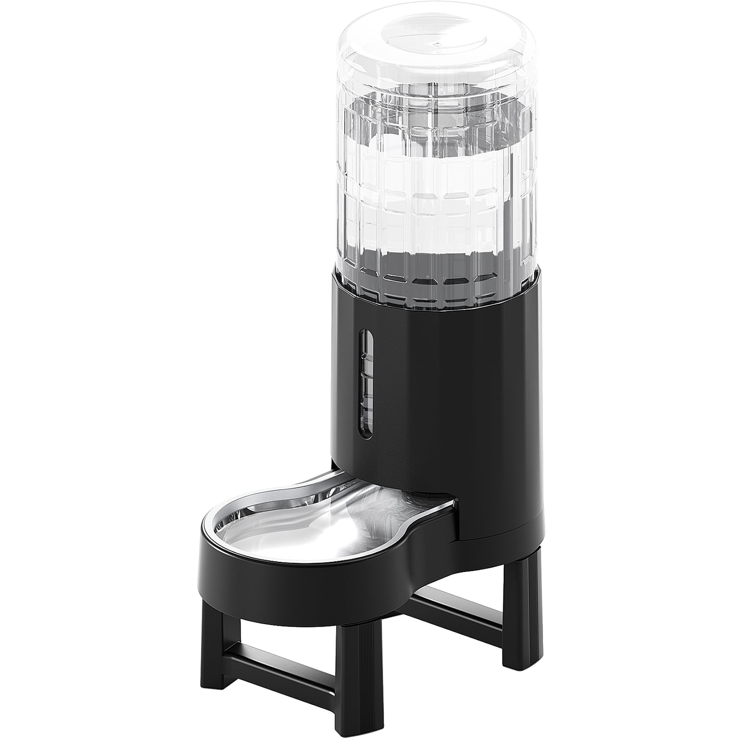 Elevated Dog Water Bowl Dispenser with Mat, Tall Raised Pet Waterer Stand, Relieve Neck Pressure