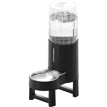 Elevated Dog Water Bowl Dispenser with Mat, Tall Raised Pet Waterer Stand, Relieve Neck Pressure