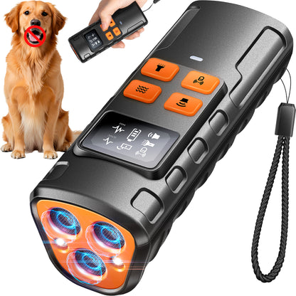 Dog Bark Deterrent Devices, Upgraded Smart Display, 3X Ultrasonic Pet Gentle Anti Barking Device for Dogs
