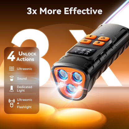 Dog Bark Deterrent Devices, Upgraded Smart Display, 3X Ultrasonic Pet Gentle Anti Barking Device for Dogs