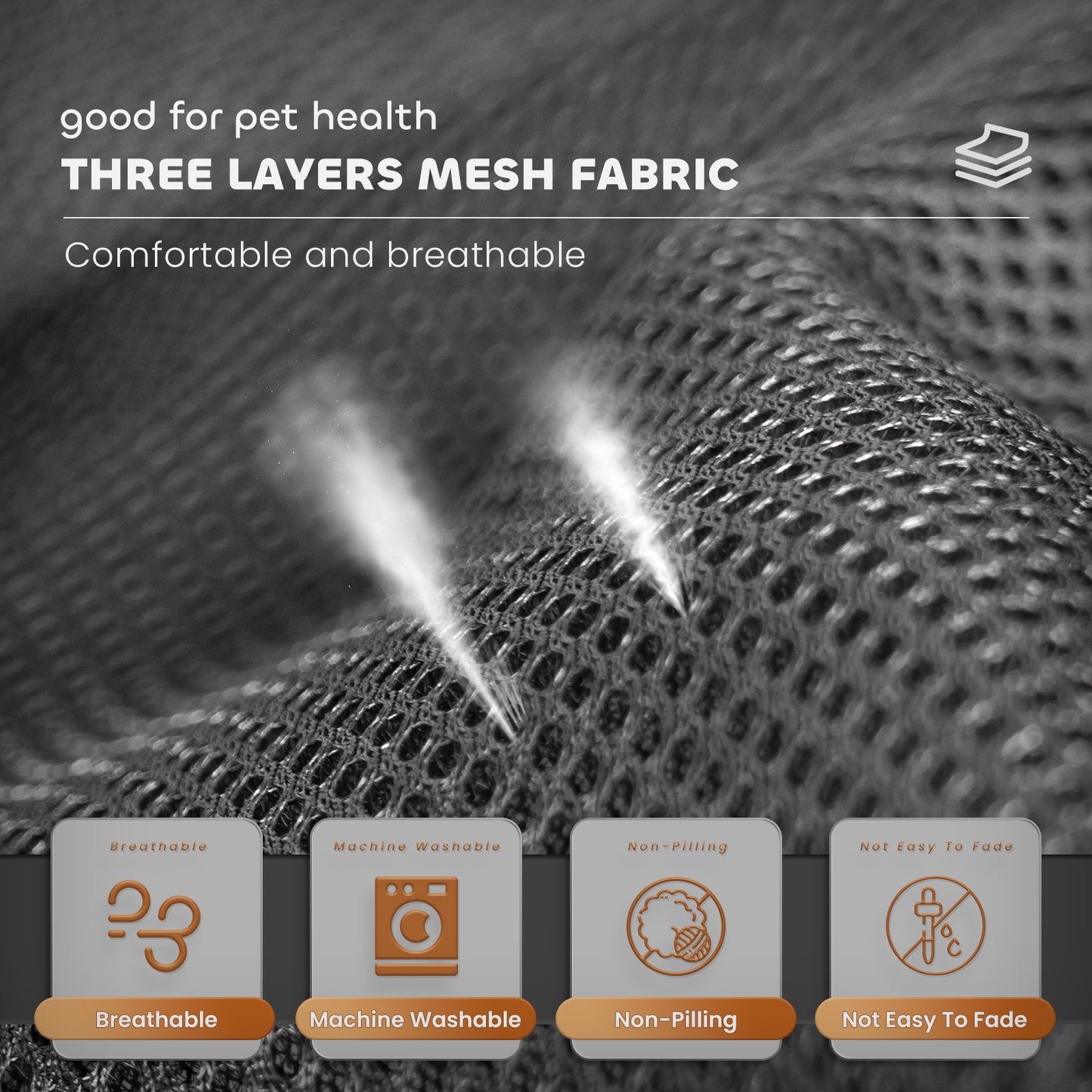 Large Cat Hammock Bed - Free-Standing Square Pet Sleeping Bed, Detachable, Easy Assembly for Indoor/Outdoor Use