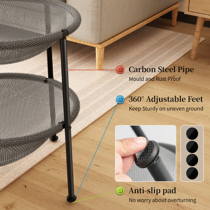 2 Tier Cat Beds, Easy Assembly Cat Hammock for Multi-cat Household, Indoor & Outdoor