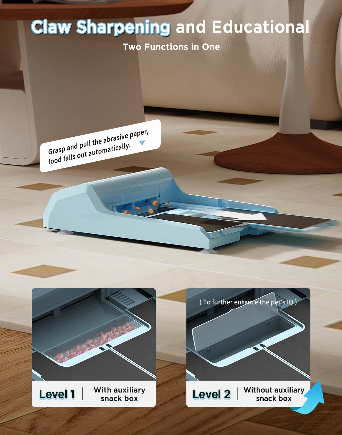 Dog Nail Scratch Board, Interactive Dog Enrichment Toys for IQ Training