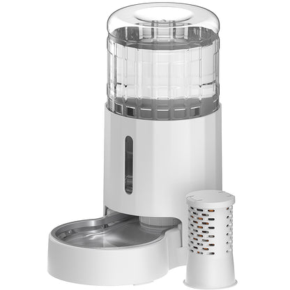 Gravity Pet Water Dispenser 4L Capacity for Small Medium Dogs and Cats