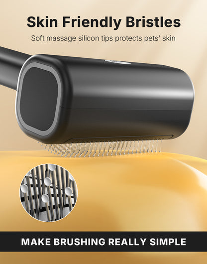 5-in-1 Cat Hair Brush & Gromming Rakes, Cat Steam Comb for Long or Short Haired Indoor Cats