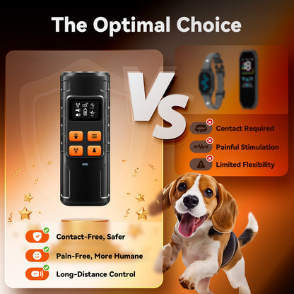 Dog Bark Deterrent Devices, Upgraded Smart Display, 3X Ultrasonic Pet Gentle Anti Barking Device for Dogs