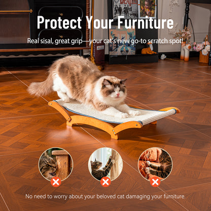 Cat Scratcher Bed for Indoor Large Cats Lounger & Sleep
