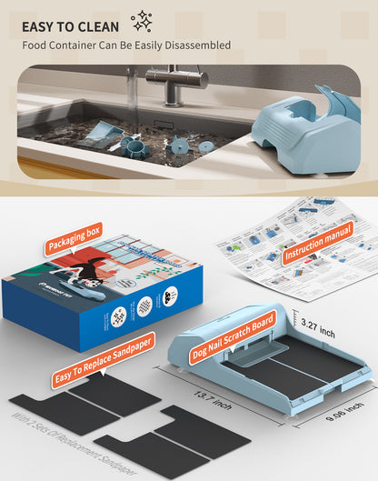 Dog Nail Scratch Board, Interactive Dog Enrichment Toys for IQ Training