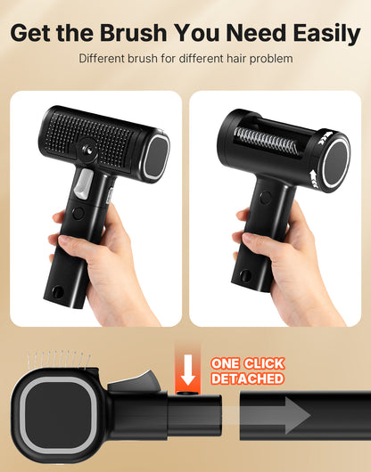 5-in-1 Cat Hair Brush & Gromming Rakes, Cat Steam Comb for Long or Short Haired Indoor Cats