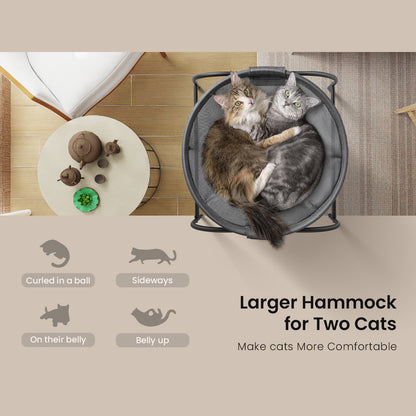 Large Size Dog Bed Pet Hammock Bed, Elevated Cat Bed for Multiple Cats