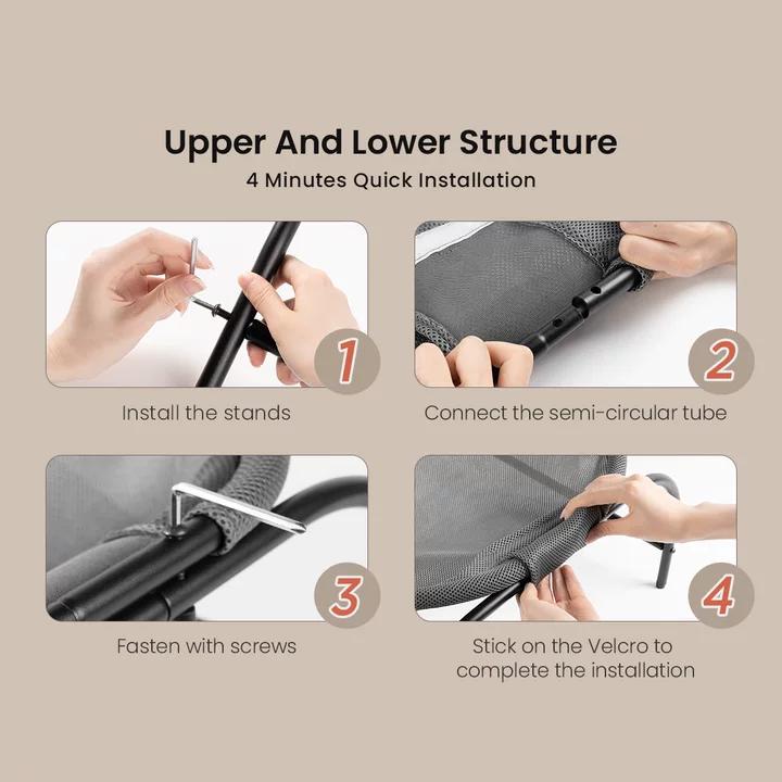 Large Size Dog Bed Pet Hammock Bed, Elevated Cat Bed for Multiple Cats