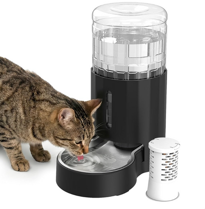 4L Cat Water Dispenser, Automatic Gravity Water Dispenser for Cats or Small Medium Size Dogs