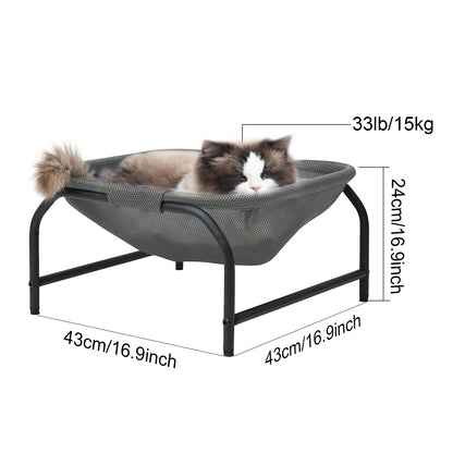 Pet Square Hammock Bed Whole Wash Stable Detachable Easy Assembly Indoor Outdoor