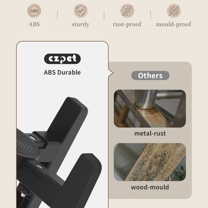 Width-Adjustable Pet Bowl Stand Material comparison