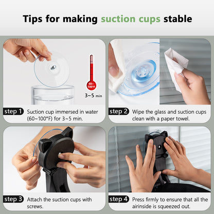 Cat Window Perch, Foldable & Breathable Cat Window Hammock - Maximum Hold Up to 40lb